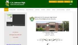 
							         C.A. Johnson High / Homepage - Richland County School District One								  
							    