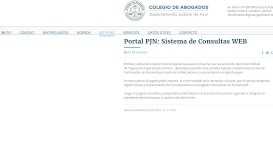 
							         C.A.A. // Nota - Portal PJN: Sistema de Consultas WEB								  
							    