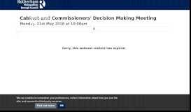 
							         Cabinet and Commissioners' Decision Making Meeting - Rotherham ...								  
							    