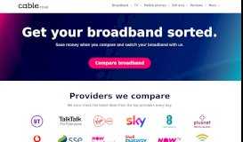 
							         Cable.co.uk | Broadband, TV and Mobile Phone Price Comparison Site								  
							    