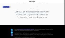 
							         Cablevision Integrates Medallia into Its Operations ...								  
							    