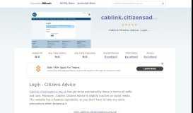 
							         Cablink.citizensadvice.org.uk website. Login - Citizens Advice.								  
							    