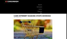 
							         CABS Internet Banking Stops Working » CONSUMERIZIM								  
							    