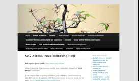 
							         CAC Access/Troubleshooting Help | United States Army ...								  
							    