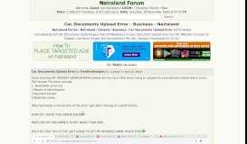 
							         Cac Documents Upload Error - Business - Nigeria - Nairaland Forum								  
							    