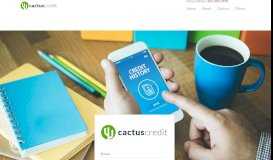 
							         Cactus Credit Client Portal								  
							    