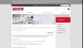 
							         CAD models, How to download - FlexLink								  
							    