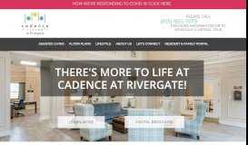 
							         Cadence Living at Rivergate |Assisted Living in Madison, TN								  
							    