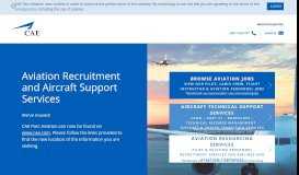 
							         CAE Parc - Aviation Employment and Technical Support Experts								  
							    