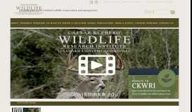 
							         Caesar Kleberg Wildlife Research Institute |								  
							    