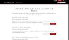 
							         Caesars Entertainment Deals, Discounts & More								  
							    
