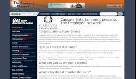 
							         Caesars Entertainment Landing Page - The Employee Network								  
							    