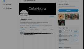 
							         Café Negro Portal (@CafeNegro3) | Twitter								  
							    