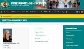
							         Cafeteria - Pine Ridge High School								  
							    