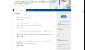 
							         Cahaba Dermatology & Skin Health Center - Solutionreach								  
							    