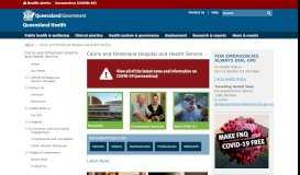 
							         Cairns and Hinterland Hospital and Health Service | Queensland Health								  
							    