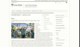 
							         Cal Poly Report — April 4, 2018 - Cal Poly News - Cal Poly, San Luis ...								  
							    