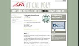 
							         Cal Poly San Luis Obispo - California Faculty Association								  
							    