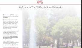 
							         Cal State Apply | Applicant Login Page Section								  
							    