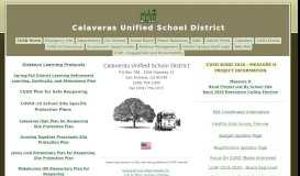 
							         Calaveras Unified School District								  
							    