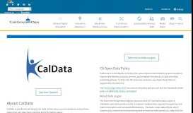 
							         CalData and Open Data | GovOps - California Government Operations ...								  
							    