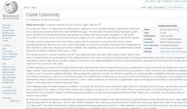 
							         Caleb University - Wikipedia								  
							    