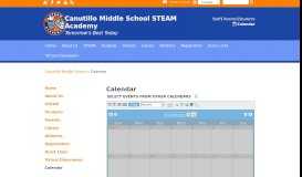 
							         Calendar - Canutillo Middle School								  
							    