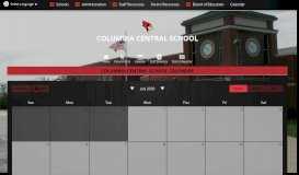 
							         Calendar - Columbia Central School								  
							    