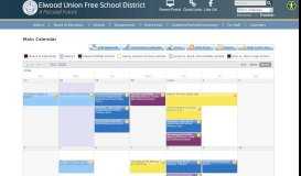 
							         Calendar - Elwood Union Free School District								  
							    