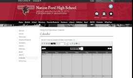 
							         Calendar - Nation Ford High School								  
							    