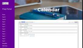 
							         Calendar - Prep Portal - Shoreham College								  
							    