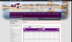 
							         Calendar - Santa Rosa Consolidated Schools								  
							    