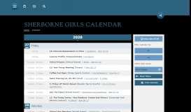 
							         Calendar | Sherborne Girls								  
							    