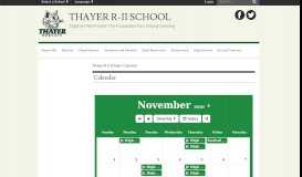
							         Calendar - Thayer R-II School								  
							    