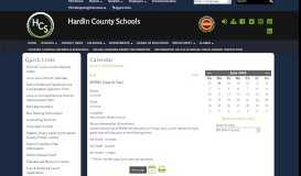 
							         Calendar - West Hardin Middle School								  
							    