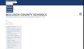 
							         Calendars and Menus - Bulloch County Schools								  
							    