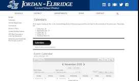 
							         Calendars | Jordan-Elbridge Central School District								  
							    