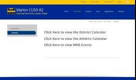 
							         Calendars / Overview - Marion CUSD #2								  
							    