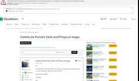 
							         Caleta de Portals Vells and Playa el mago - Majorca Message Board ...								  
							    