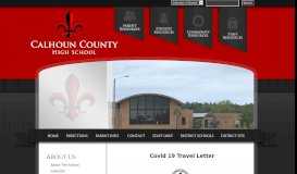 
							         Calhoun County High School								  
							    