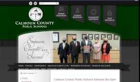 
							         Calhoun County Public Schools								  
							    