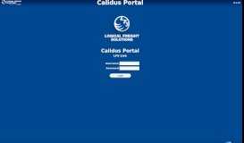 
							         Calidus Portal								  
							    