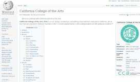 
							         California College of the Arts - Wikipedia								  
							    