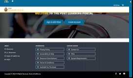
							         California Commission on POST Learning Portal								  
							    