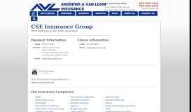 
							         California CSE Insurance Group insurance agent | Andrews & Van ...								  
							    