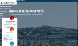 
							         California Earthquake Authority (CEA) Insurance Agent Portal								  
							    