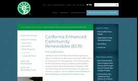 
							         California Enhanced Community Renewables (ECR) | Green-e								  
							    