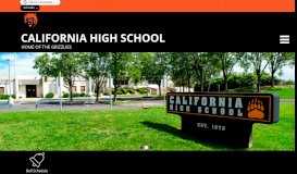 
							         California High School								  
							    