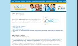 
							         California Immunization Registry » CAIR 2.0 Project								  
							    