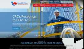 
							         California Resources Corporation - Home								  
							    